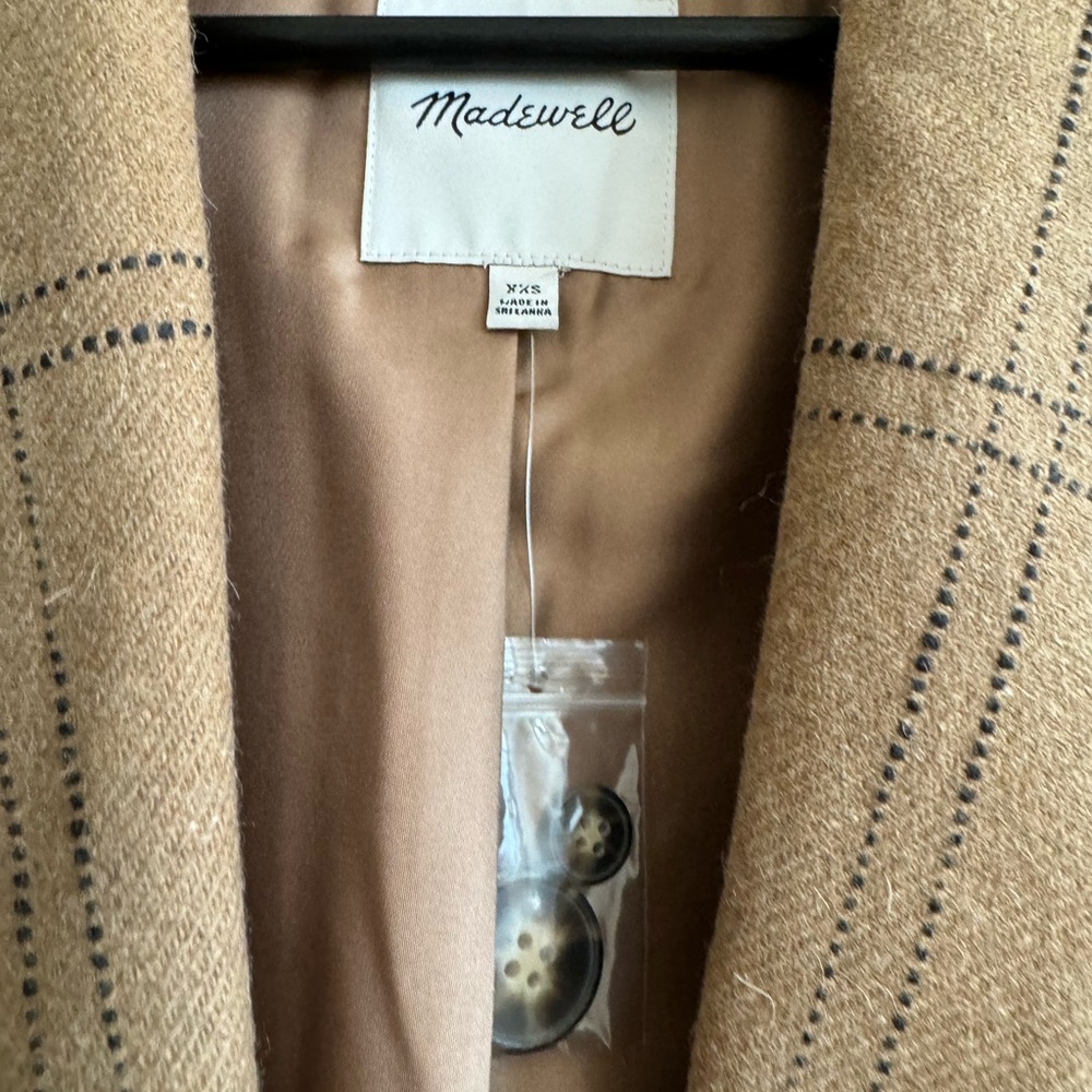 Madewell Double breasted Caldwell blazer